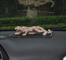 Load image into Gallery viewer, Chinese Feng Shui Wealth Bling Bling Gold/Silver Leopard/Jaguar Statue Home/Office Decor Sculpture Craft Living Room TV Cabinet Fortune Ornament Housewarming Gift