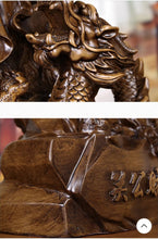Load image into Gallery viewer, Chinese Feng Shui Wealth Successful Gold GuanGong Statue Home/Office Decor Sculpture Craft Living Room TV Cabinet Fortune Ornament Housewarming Gift