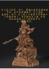 Load image into Gallery viewer, 20"H Chinese Feng Shui Wealth Successful Gold GuanGong Statue Home/Office Decor Sculpture Craft Living Room TV Cabinet Fortune Ornament Housewarming Gift