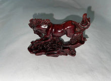 Load image into Gallery viewer, Chinese Feng Shui Wealth Successful Lucky Red Running Horse Statue Home/Office Decor Sculpture Craft Living Room TV Cabinet Fortune Ornament Housewarming Gift