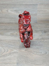 Load image into Gallery viewer, 11"L Chinese Feng Shui Wealth Successful Lucky Red Running Horse Statue Home/Office Decor Sculpture Craft Living Room TV Cabinet Fortune Ornament Housewarming Gift