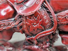 Load image into Gallery viewer, 11"L Chinese Feng Shui Wealth Successful Lucky Red Running Horse Statue Home/Office Decor Sculpture Craft Living Room TV Cabinet Fortune Ornament Housewarming Gift