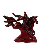 Load image into Gallery viewer, 8"L Chinese Feng Shui Wealth Successful Lucky Red/Black/Gold Running Horse Statue Home/Office Decor Sculpture Craft Living Room TV Cabinet Fortune Ornament Housewarming Gift