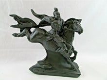 Load image into Gallery viewer, 8"L Chinese Feng Shui Wealth Successful Lucky Red/Black/Gold Running Horse Statue Home/Office Decor Sculpture Craft Living Room TV Cabinet Fortune Ornament Housewarming Gift