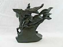 Load image into Gallery viewer, 8"L Chinese Feng Shui Wealth Successful Lucky Red/Black/Gold Running Horse Statue Home/Office Decor Sculpture Craft Living Room TV Cabinet Fortune Ornament Housewarming Gift