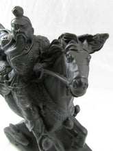 Load image into Gallery viewer, 8"L Chinese Feng Shui Wealth Successful Lucky Red/Black/Gold Running Horse Statue Home/Office Decor Sculpture Craft Living Room TV Cabinet Fortune Ornament Housewarming Gift