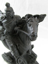 Load image into Gallery viewer, 8"L Chinese Feng Shui Wealth Successful Lucky Red/Black/Gold Running Horse Statue Home/Office Decor Sculpture Craft Living Room TV Cabinet Fortune Ornament Housewarming Gift