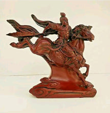 Load image into Gallery viewer, 8"L Chinese Feng Shui Wealth Successful Lucky Red/Black/Gold Running Horse Statue Home/Office Decor Sculpture Craft Living Room TV Cabinet Fortune Ornament Housewarming Gift