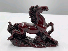 Load image into Gallery viewer, Chinese Feng Shui Wealth Successful Lucky Red Running Horse Statue Home/Office Decor Sculpture Craft Living Room TV Cabinet Fortune Ornament Housewarming Gift
