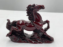 Load image into Gallery viewer, Chinese Feng Shui Wealth Successful Lucky Red Running Horse Statue Home/Office Decor Sculpture Craft Living Room TV Cabinet Fortune Ornament Housewarming Gift