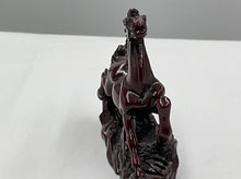 Load image into Gallery viewer, Chinese Feng Shui Wealth Successful Lucky Red Running Horse Statue Home/Office Decor Sculpture Craft Living Room TV Cabinet Fortune Ornament Housewarming Gift