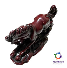 Load image into Gallery viewer, Chinese Feng Shui Wealth Successful Lucky Red Running Horse Statue Home/Office Decor Sculpture Craft Living Room TV Cabinet Fortune Ornament Housewarming Gift