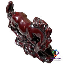 Load image into Gallery viewer, Chinese Feng Shui Wealth Successful Lucky Red Running Horse Statue Home/Office Decor Sculpture Craft Living Room TV Cabinet Fortune Ornament Housewarming Gift
