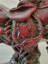 Load image into Gallery viewer, 9"L Chinese Feng Shui Wealth Successful Lucky Red Running Horse Statue Home/Office Decor Sculpture Craft Living Room TV Cabinet Fortune Ornament Housewarming Gift