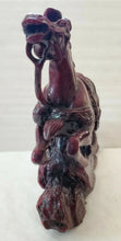 Load image into Gallery viewer, 9"L Chinese Feng Shui Wealth Successful Lucky Red Running Horse Statue Home/Office Decor Sculpture Craft Living Room TV Cabinet Fortune Ornament Housewarming Gift