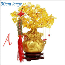 Load image into Gallery viewer, Chinese Feng Shui Lucky Wealth Gold Money Tree Statue Home/Office Decor Sculpture Craft Living Room TV Cabinet Fortune Ornament Housewarming Gift