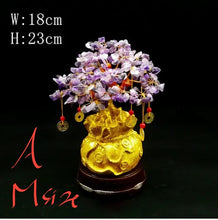 Load image into Gallery viewer, Chinese Feng Shui Lucky Wealth Gold Money Tree Statue Home/Office Decor Sculpture Craft Living Room TV Cabinet Fortune Ornament Housewarming Gift