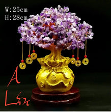 Load image into Gallery viewer, Chinese Feng Shui Lucky Wealth Gold Money Tree Statue Home/Office Decor Sculpture Craft Living Room TV Cabinet Fortune Ornament Housewarming Gift