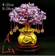 Load image into Gallery viewer, Chinese Feng Shui Lucky Wealth Gold Money Tree Statue Home/Office Decor Sculpture Craft Living Room TV Cabinet Fortune Ornament Housewarming Gift