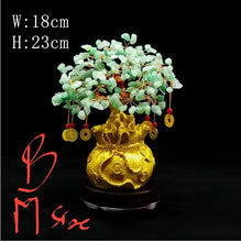 Load image into Gallery viewer, Chinese Feng Shui Lucky Wealth Gold Money Tree Statue Home/Office Decor Sculpture Craft Living Room TV Cabinet Fortune Ornament Housewarming Gift