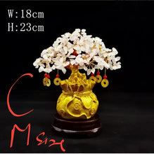 Load image into Gallery viewer, Chinese Feng Shui Lucky Wealth Gold Money Tree Statue Home/Office Decor Sculpture Craft Living Room TV Cabinet Fortune Ornament Housewarming Gift