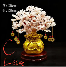 Load image into Gallery viewer, Chinese Feng Shui Lucky Wealth Gold Money Tree Statue Home/Office Decor Sculpture Craft Living Room TV Cabinet Fortune Ornament Housewarming Gift