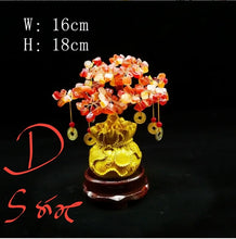 Load image into Gallery viewer, Chinese Feng Shui Lucky Wealth Gold Money Tree Statue Home/Office Decor Sculpture Craft Living Room TV Cabinet Fortune Ornament Housewarming Gift
