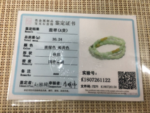 Load image into Gallery viewer, JadeLike 20in/508mm Certified Natural 3 Color Jadeite Emerald A Jade Handcarved Beads Bracelet-Necklace #06 with Gift Box