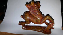 Load image into Gallery viewer, 5.5'' L-Chinese Genuine Natural Hand Carved Nephrite Jade Lucky Horse Statue