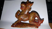 Load image into Gallery viewer, 5.5'' L-Chinese Genuine Natural Hand Carved Nephrite Jade Lucky Horse Statue