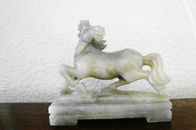 Load image into Gallery viewer, 3''Height-Chinese Genuine Natural Hand Carved Soapstone Lucky Horse Statue