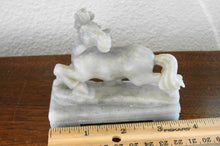 Load image into Gallery viewer, 3''Height-Chinese Genuine Natural Hand Carved Soapstone Lucky Horse Statue