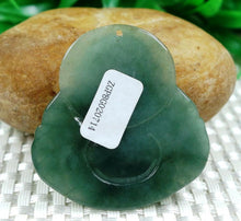 Load image into Gallery viewer, 10% OFF- Certified Natural Oily Icy Jadeite Emerald A*Jade HandCarved Buddha Pendant 0714