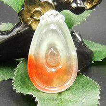 Load image into Gallery viewer, 10% OFF on Sales- Certified Natural Ice Jadeite Emerald Jade tablets Dragon Pendant《Grade A》7110