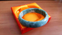 Load image into Gallery viewer, 10% OFF on Sales- 60 mm-Certified Natural Jadeite Emerald Jade Bracelet Bangle《Grade A》