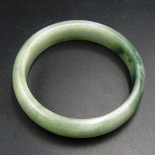 Load image into Gallery viewer, 10% OFF- 56/57/58mm Certified Natural Ice Jadeite Emerald A*Jade HandCarved Bracelet Bangle A1939