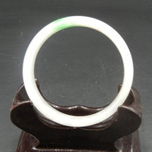 Load image into Gallery viewer, 10% OFF on Sales- 52 mm-Certified Natural Ice Jadeite Emerald Jade tablets Bracelet Bangle 《Grade A》