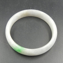 Load image into Gallery viewer, 10% OFF on Sales- 52 mm-Certified Natural Ice Jadeite Emerald Jade tablets Bracelet Bangle 《Grade A》