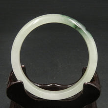 Load image into Gallery viewer, 10% OFF on Sales- 56 mm-Certified Natural Ice Jadeite Emerald Jade tablets Bracelet Bangle 《Grade A》