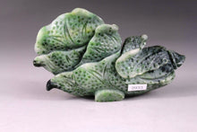 Load image into Gallery viewer, 4.5'' L-Chinese Genuine Natural Hand Carved Dushan Jade Lucky Cabbage 2933