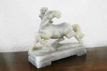 Load image into Gallery viewer, 3''Height-Chinese Genuine Natural Hand Carved Soapstone Lucky Horse Statue