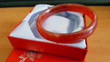 Load image into Gallery viewer, 10% OFF- 60/61/62 mm Certified Natural Red Striped Emerald A*Jade HandCarved Bangle