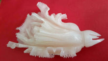 Load image into Gallery viewer, 7''L-Chinese Genuine Natural White Jade Handcarved Lucky Cabbage Statue