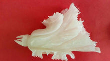 Load image into Gallery viewer, 7''L-Chinese Genuine Natural White Jade Handcarved Lucky Cabbage Statue