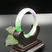 Load image into Gallery viewer, 10% OFF- 55/56/57mm Certified Natural Ice Jadeite Emerald Jade Bangle《Grade A》A3272
