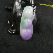 Load image into Gallery viewer, 10% OFF on Sales - Certified Natural 3-Color Ice Jadeite Emerald A Jade tablets Emerald Ping Beans Pendant 3300