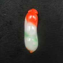 Load image into Gallery viewer, 10% OFF on Sales - Certified Natural 3-Color Ice Jadeite Emerald A Jade tablets Emerald Ping Beans Pendant 3288
