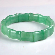 Load image into Gallery viewer, 10% OFF- 56-62 mm Certified Natural Ice Jadeite Emerald Dongling Jade A HandCarved Stretchy Bracelet