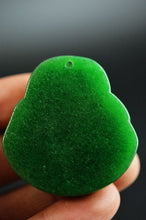 Load image into Gallery viewer, 10% OFF- Certified Natural Jadeite Emerald Jade Buddha Pendant A20178899
