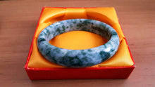 Load image into Gallery viewer, 10% OFF on Sales- 60 mm-Certified Natural Jadeite Emerald Jade Bracelet Bangle《Grade A》